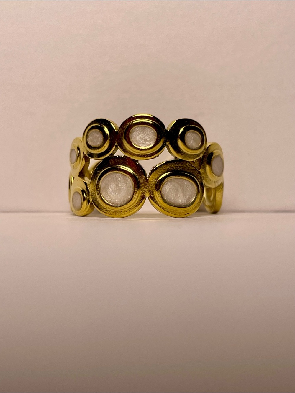 Gold & Enamel Ring